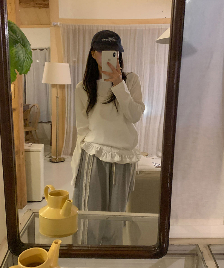 ハートレースワイドトレーニングパンツ GREY