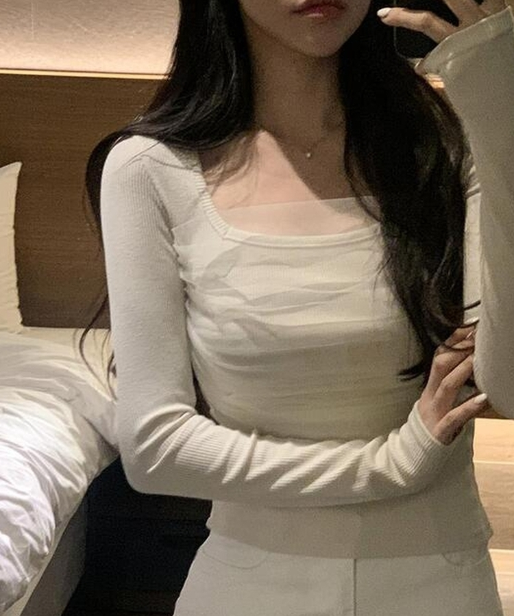 レースTシャツ BEIGE