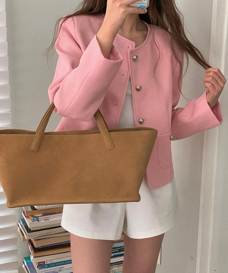 ツイードジャケット PINK