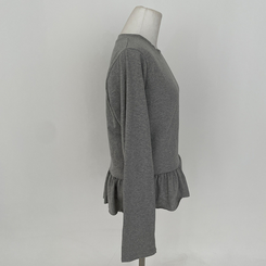 レイヤードフリルTシャツ