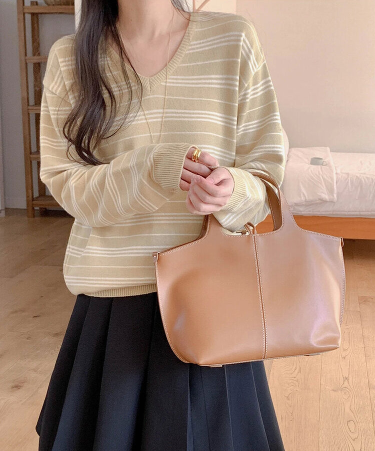 ストライプニット YELLOW