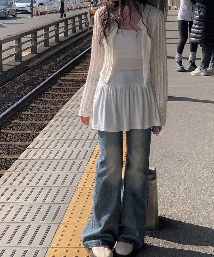 【レア】VIVIENNE TAM ネイビー✨ ビーズチューブトップ✨ セール】VENECY/ベネシーRIMINI TOP チューブトップ ビスチェ