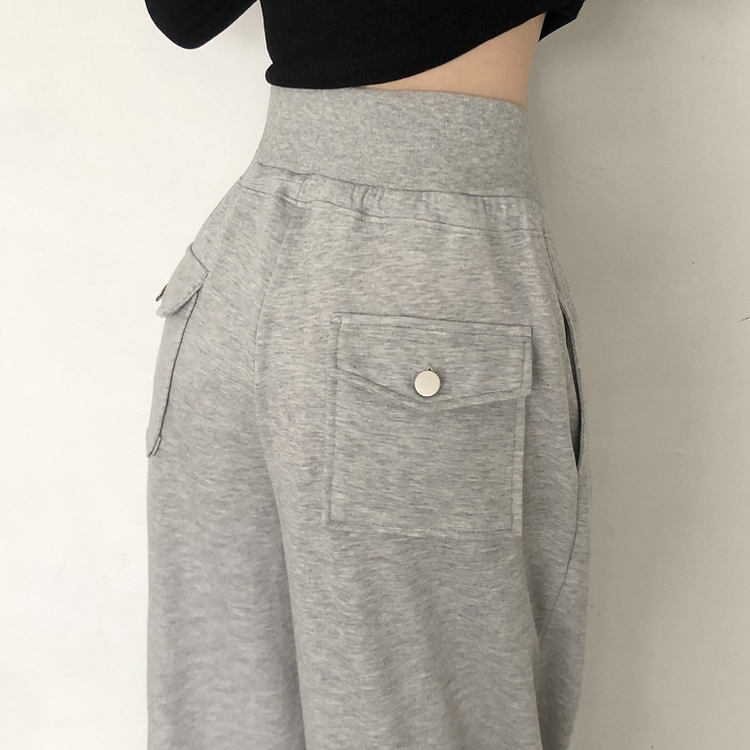 バックポケットバンディングパンツ(5color) GREY