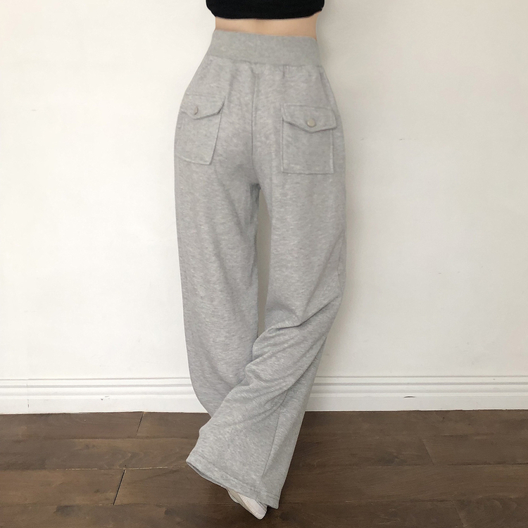 バックポケットバンディングパンツ(5color) GREY