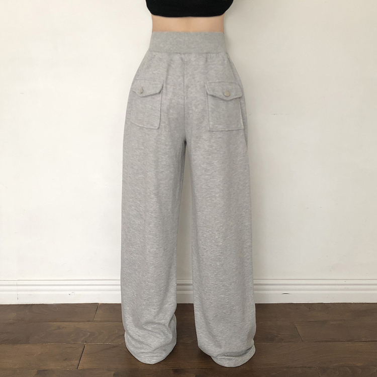 バックポケットバンディングパンツ(5color) GREY