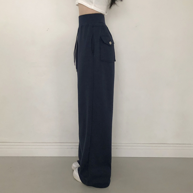 バックポケットバンディングパンツ(5color) NAVY