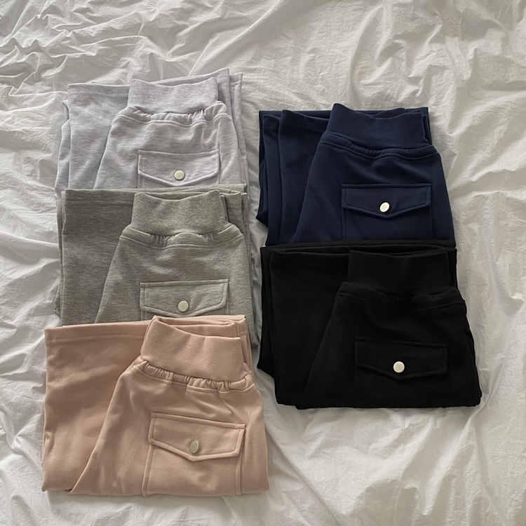 バックポケットバンディングパンツ(5color)