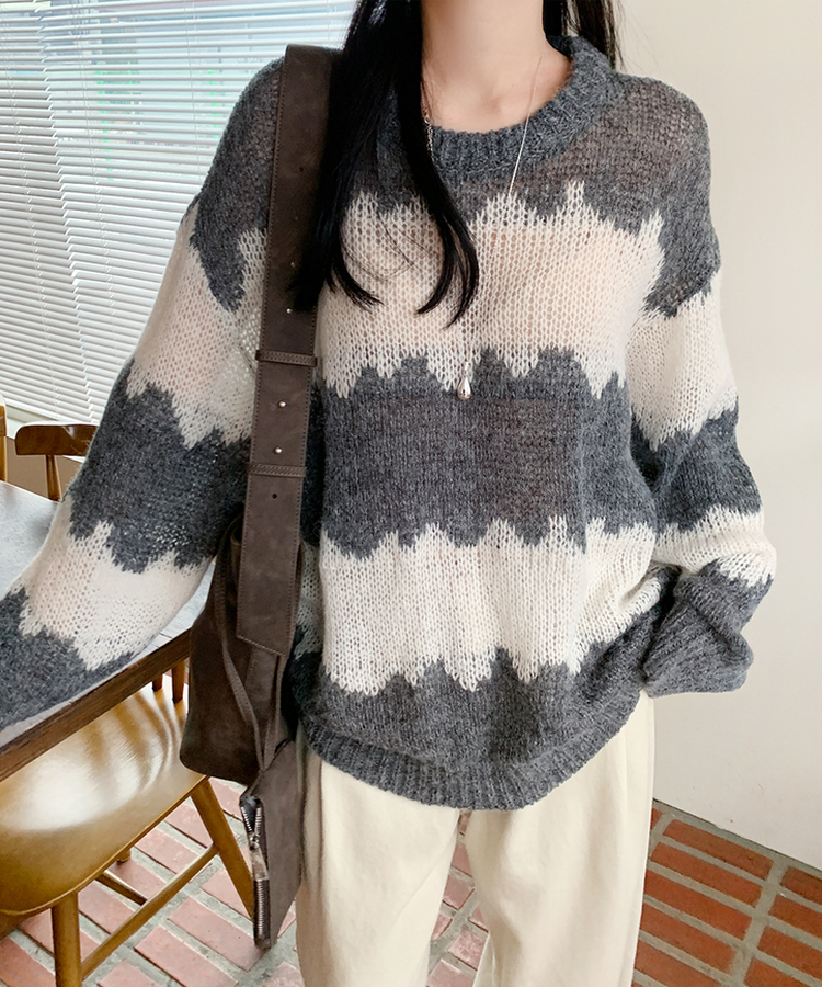 ルージュアルパカニット(5color) CHARCOAL