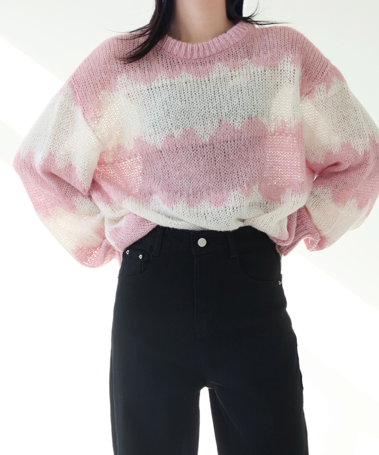 ルージュアルパカニット(5color) PINK