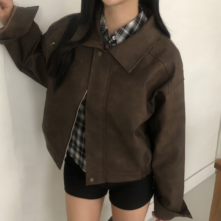 スリムフィットチェックシャツ BLACK