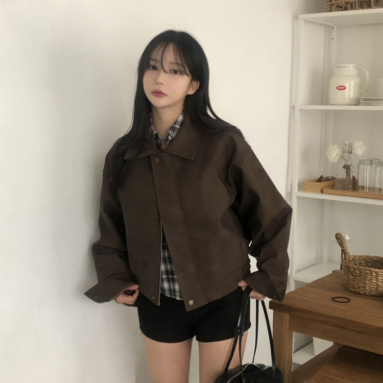 スリムフィットチェックシャツ BLACK