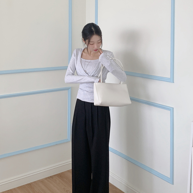 【SET】エイプリル長袖Ｔシャツ LIGHT GRAY