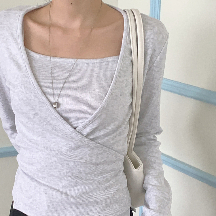 【SET】エイプリル長袖Ｔシャツ LIGHT GRAY