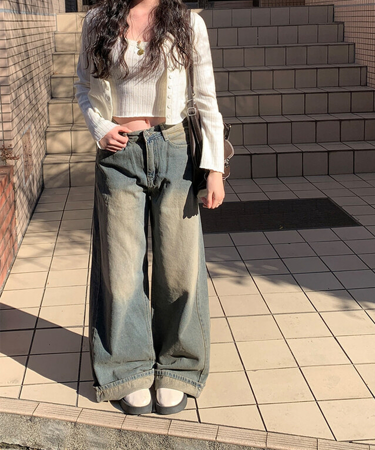 【SET】パンチングキャミソールカーディガン IVORY
