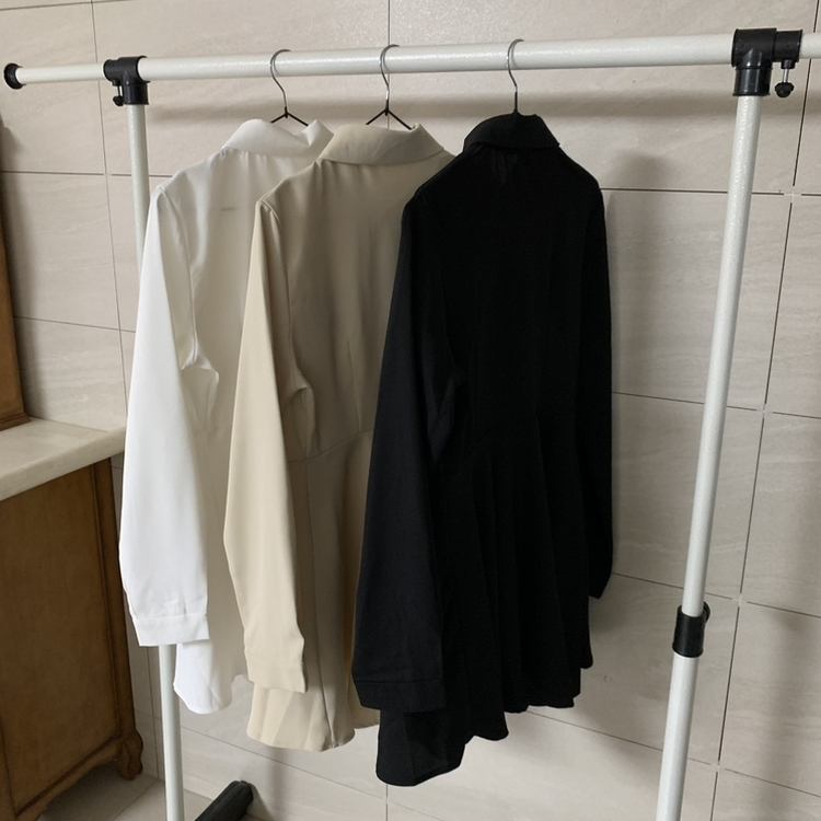 【ベルト付き】ピンタックミニワンピース