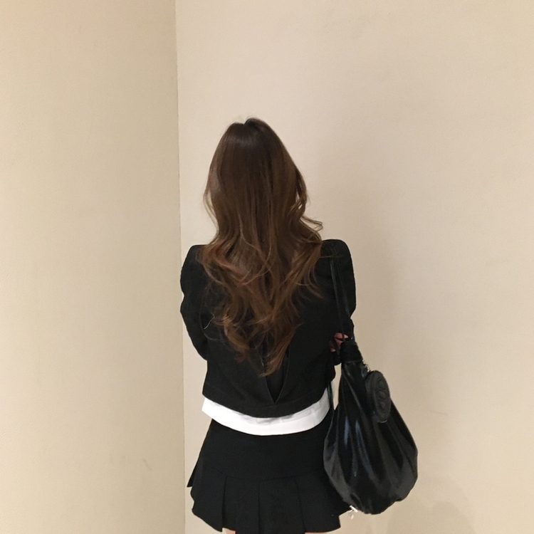 ロアデニムシングルジャケット BLACK