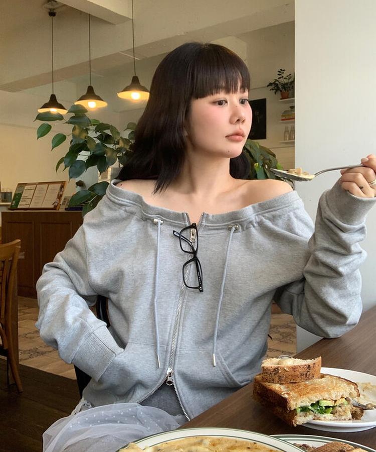 オフジップアップ GREY