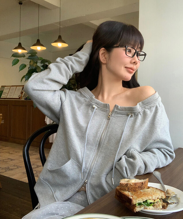 オフジップアップ GREY