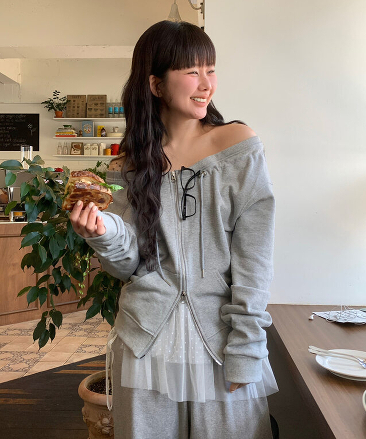 オフジップアップ GREY