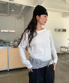 バッグ ドットウエストバッグ GRAY