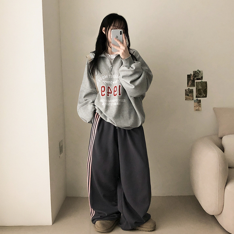 デイリージップアップトレーナー GREY