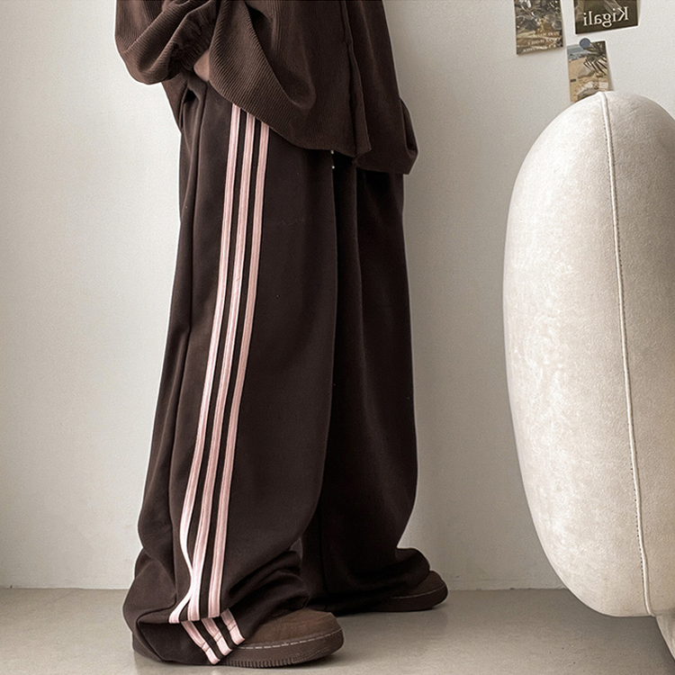 ラインワイドトレーニングパンツ(6color) BROWN