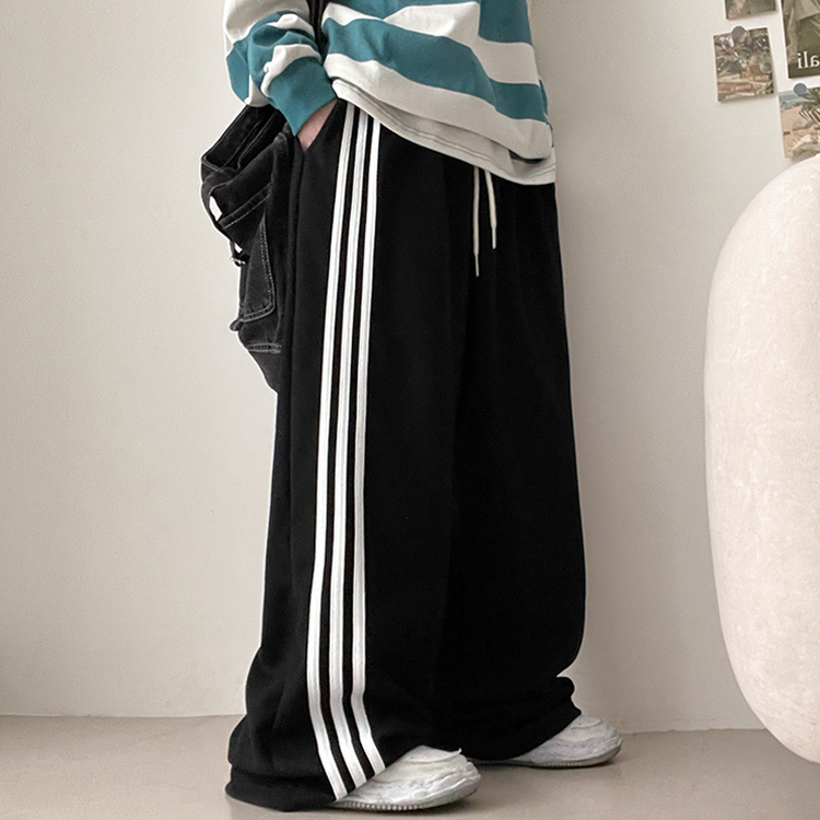 ラインワイドトレーニングパンツ(6color) BLACK