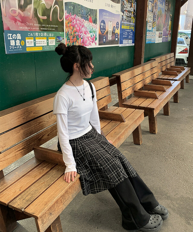 【丈別】ブーツカットトレーニングパンツ BLACK