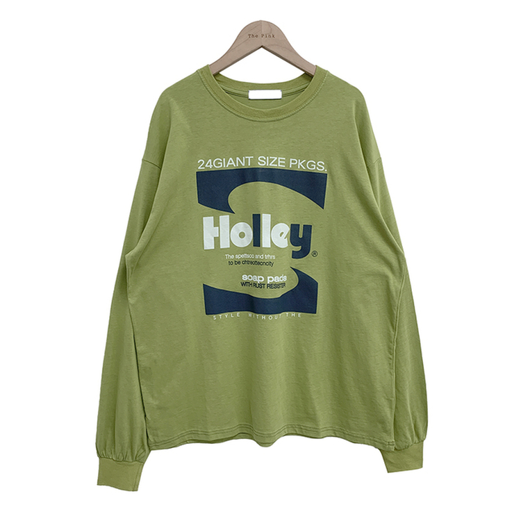 オーバーフィットプリンティング長袖Tシャツ