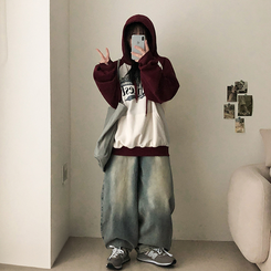 【丈別】]ビンテージウォッシングワイドデニムパンツ(5color) Vintage Light Blue