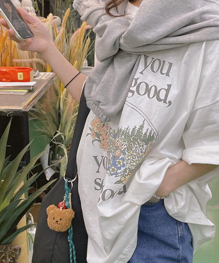 スプリングガーデンTシャツ IVORY