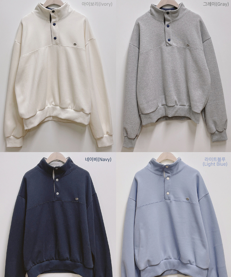 フレッドボタントレーナー(5color)