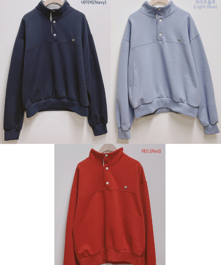 フレッドボタントレーナー(5color)