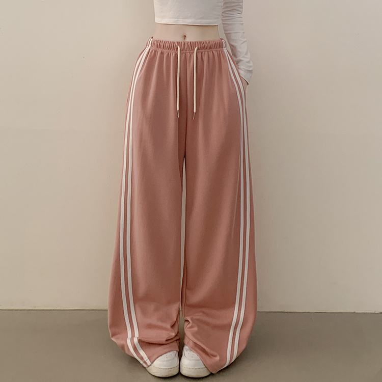 トラックラインワイドトレーニングパンツ(6color) PINK