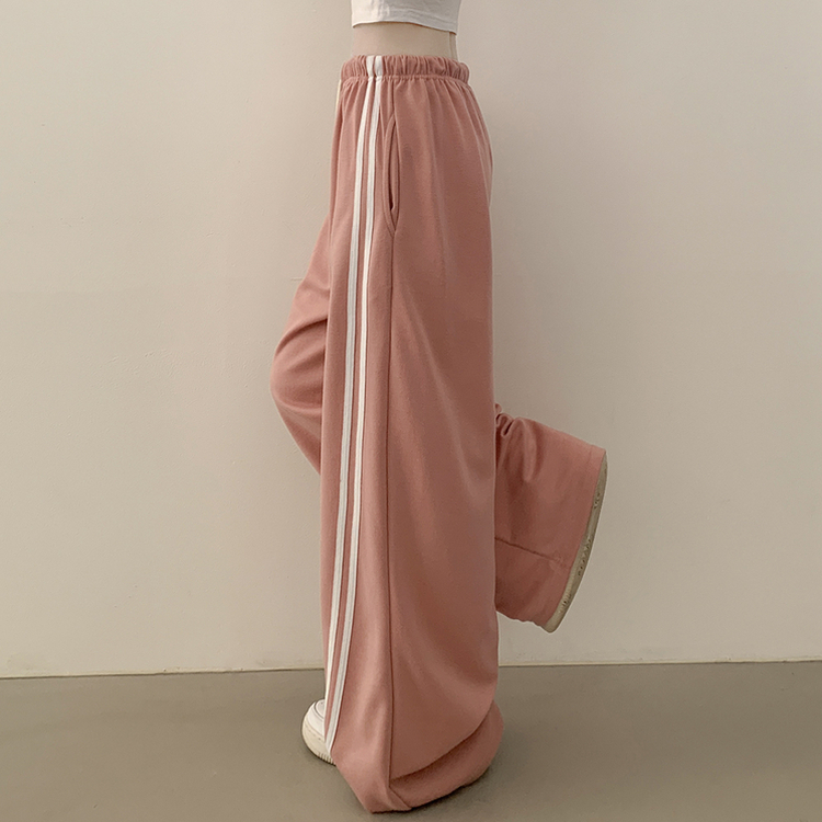 トラックラインワイドトレーニングパンツ(6color) PINK