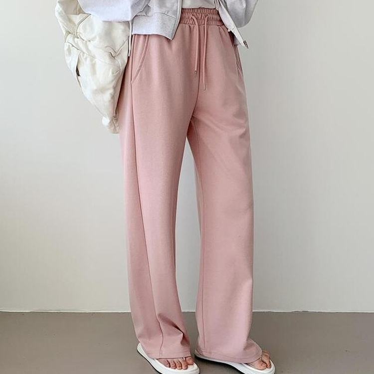 【丈別】バンディングトレーニングワイドパンツ(7color) PINK