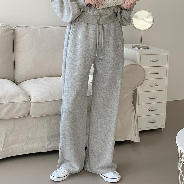 【丈別】バンディングトレーニングワイドパンツ(7color) MELANGE