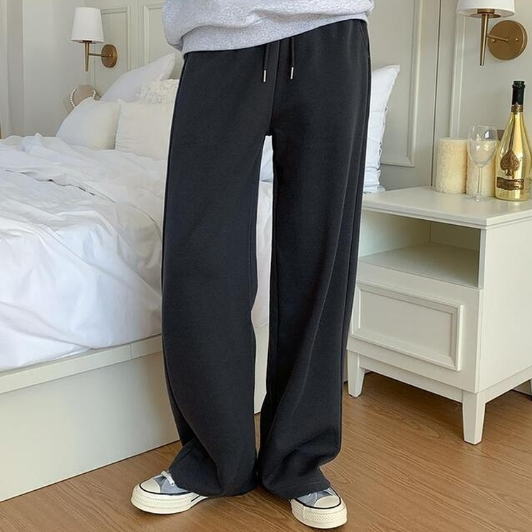 【丈別】バンディングトレーニングワイドパンツ(7color) DARK NAVY