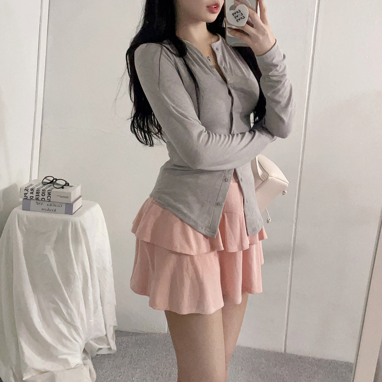 ティアードフレアスカートパンツ PINK
