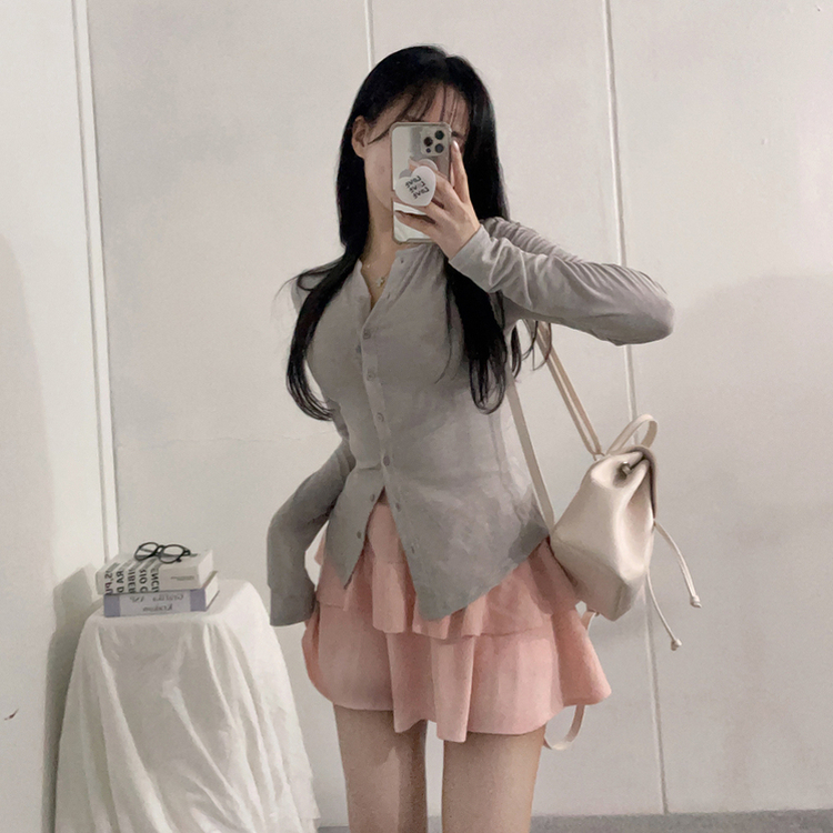 ティアードフレアスカートパンツ PINK
