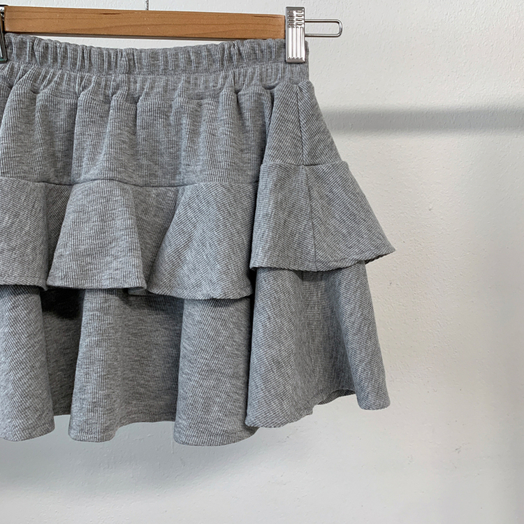 ティアードフレアスカートパンツ