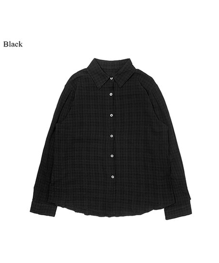 チェックナチュラルフィットシャツ