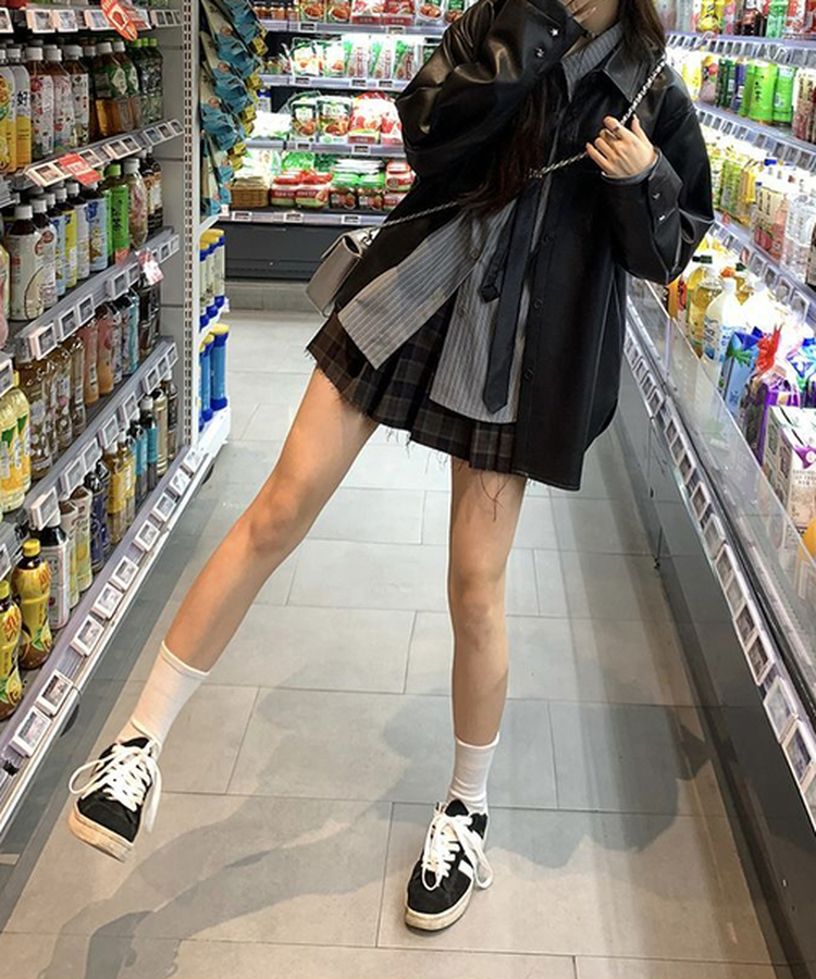 スクールルックシャツ BLACK