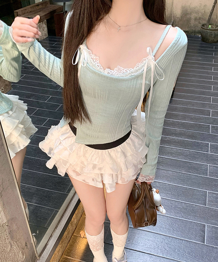 リボンダブルレイヤード MINT