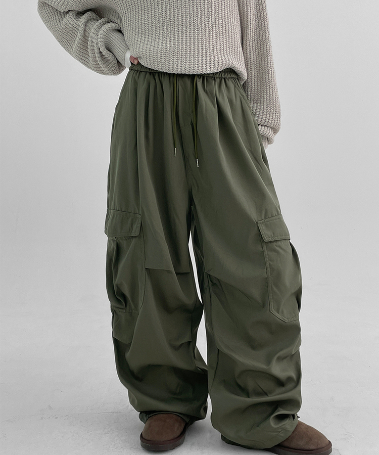 カーゴバンディングパンツ KHAKI
