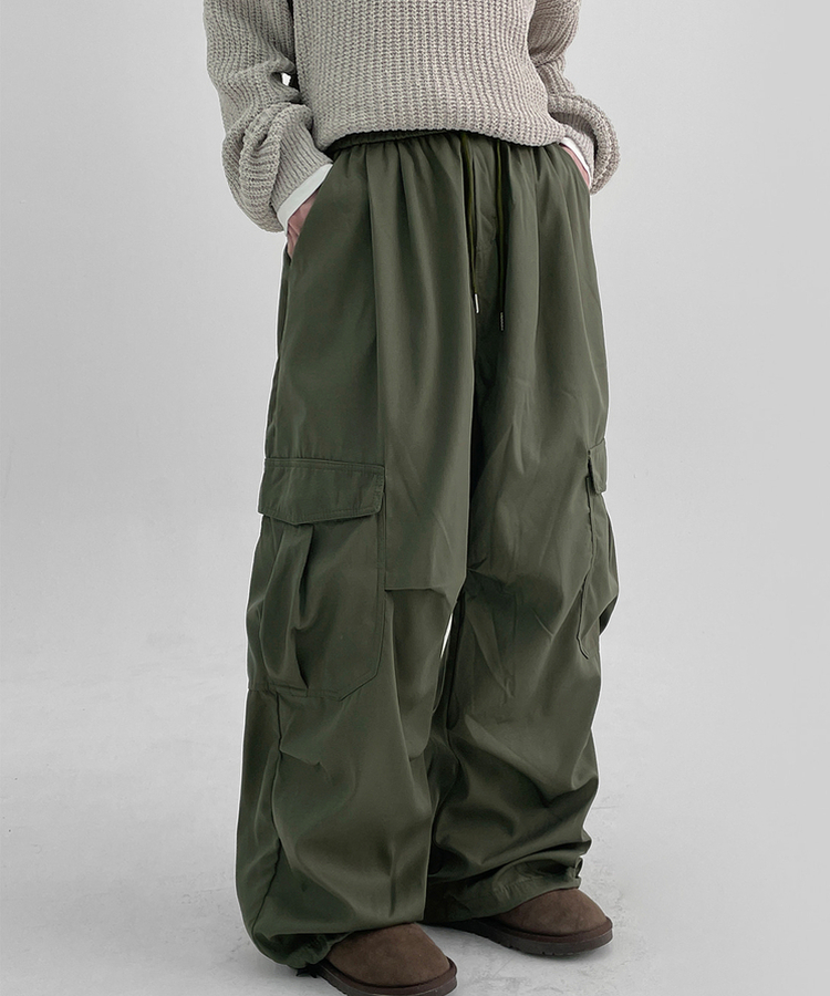 カーゴバンディングパンツ KHAKI