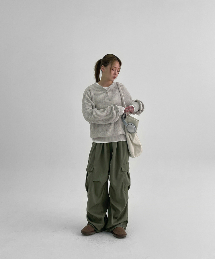 カーゴバンディングパンツ KHAKI