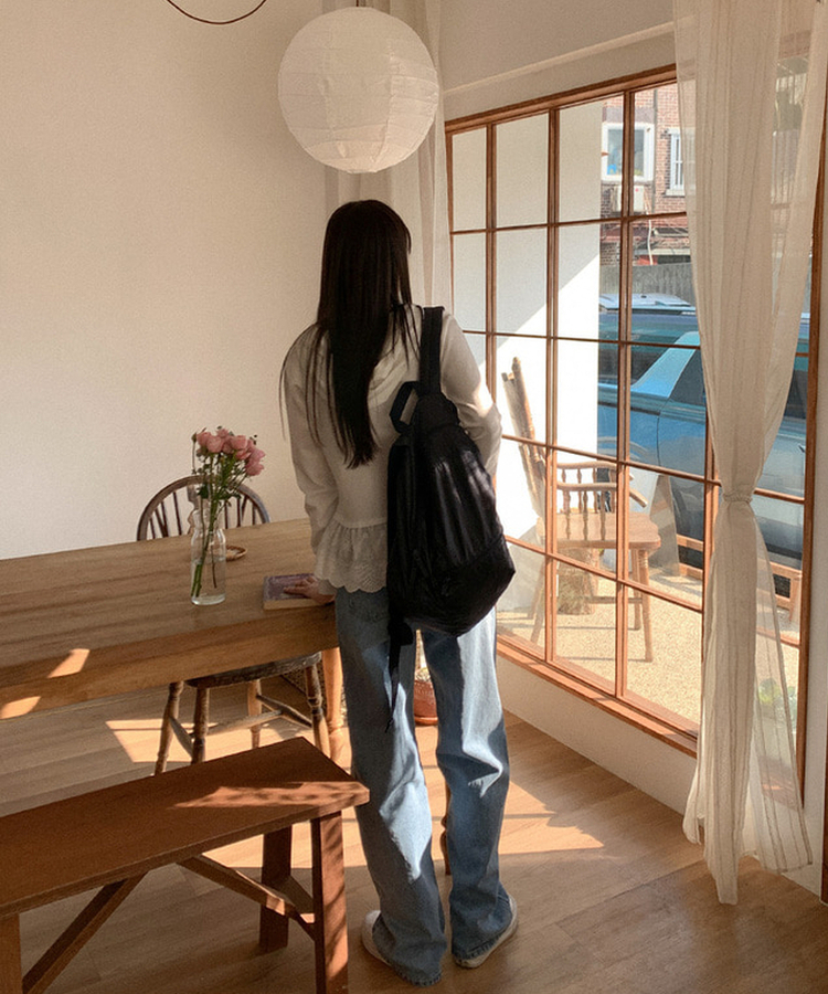 ワイドデニムパンツ LIGHT DENIM