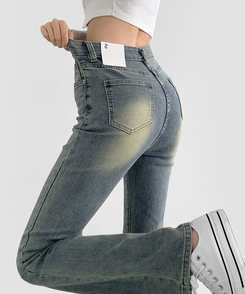 2XL일자 부츠컷 부담스럽지 않은 스판 데님팬츠 빈티지