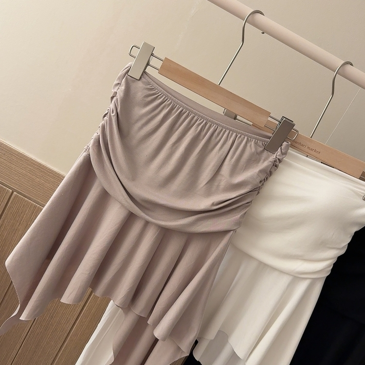 【カップ付き】ロングテールキャミソールブラウス